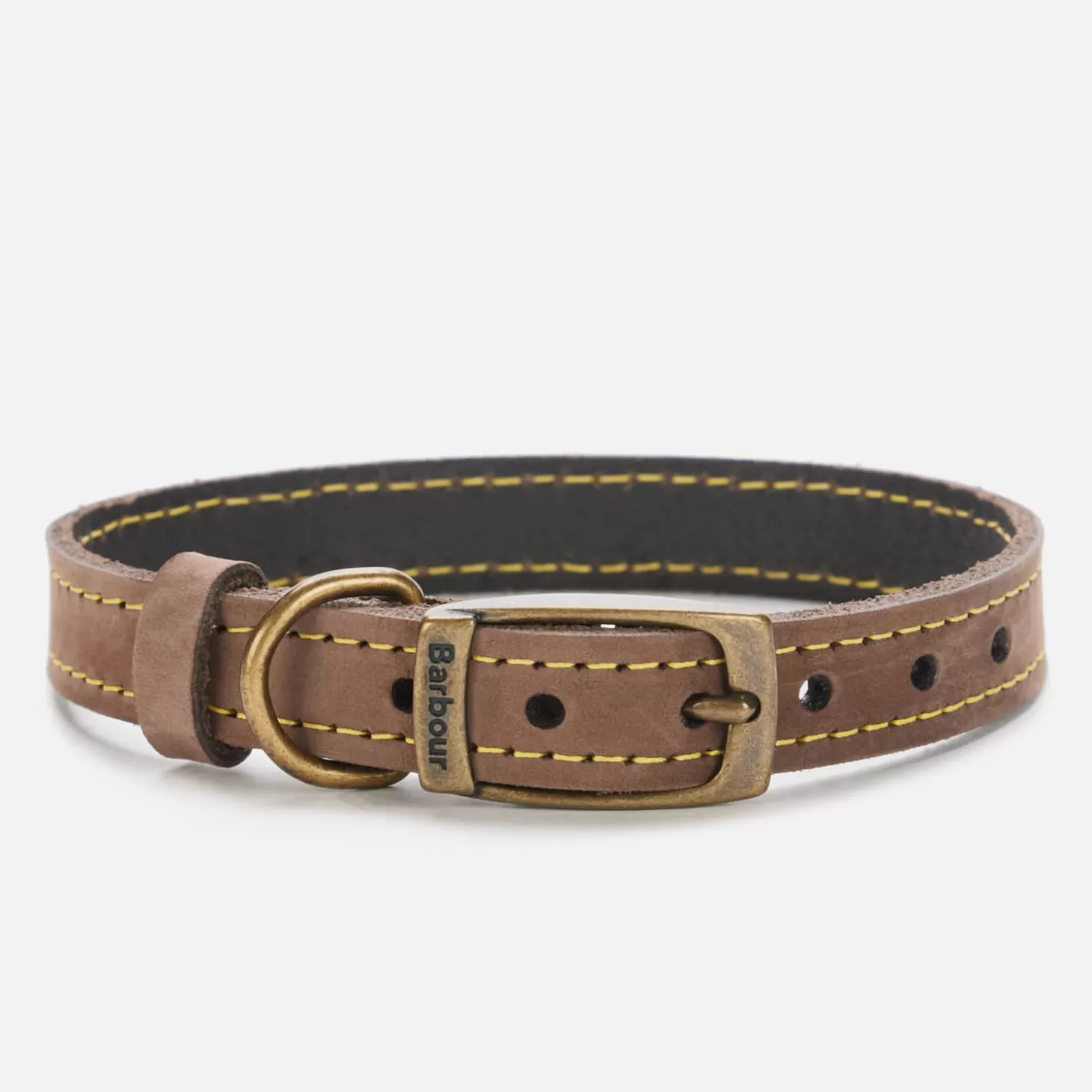 Leather Dog Collar - Brown*Barbour Cheap