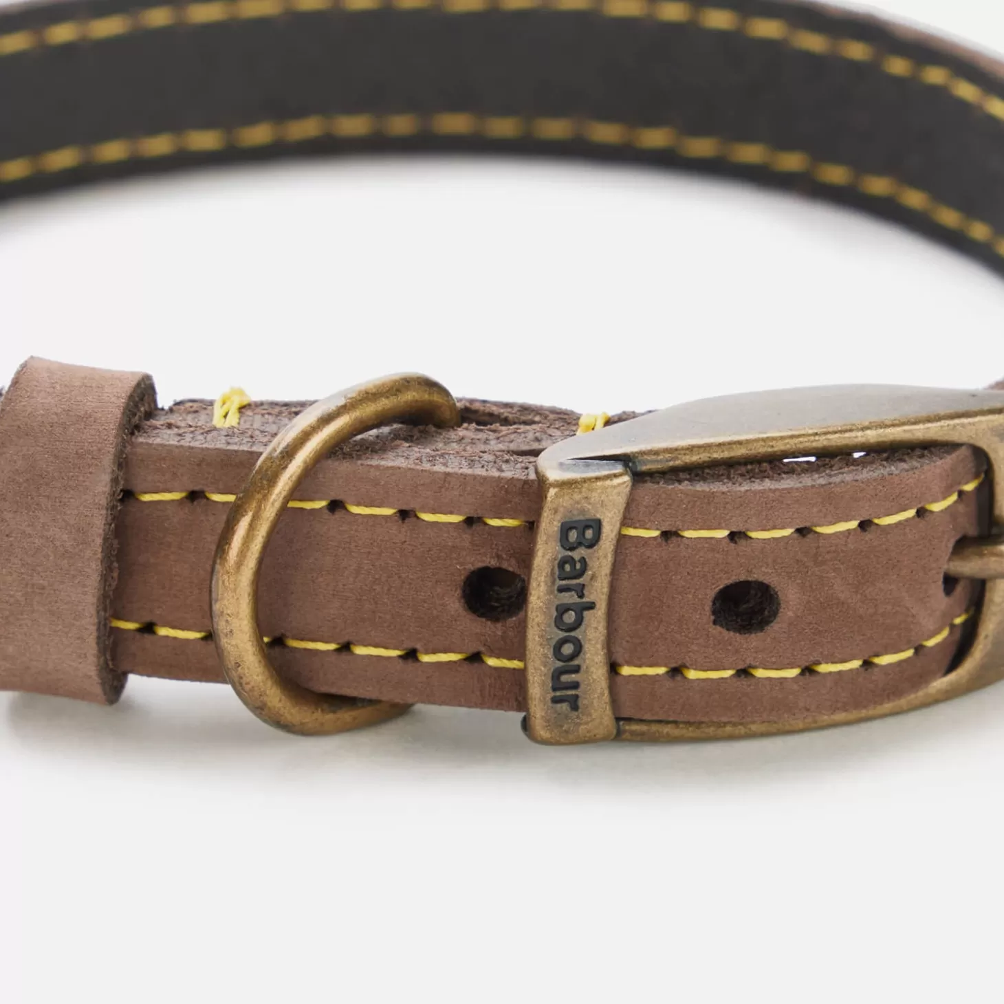 Leather Dog Collar - Brown*Barbour Cheap