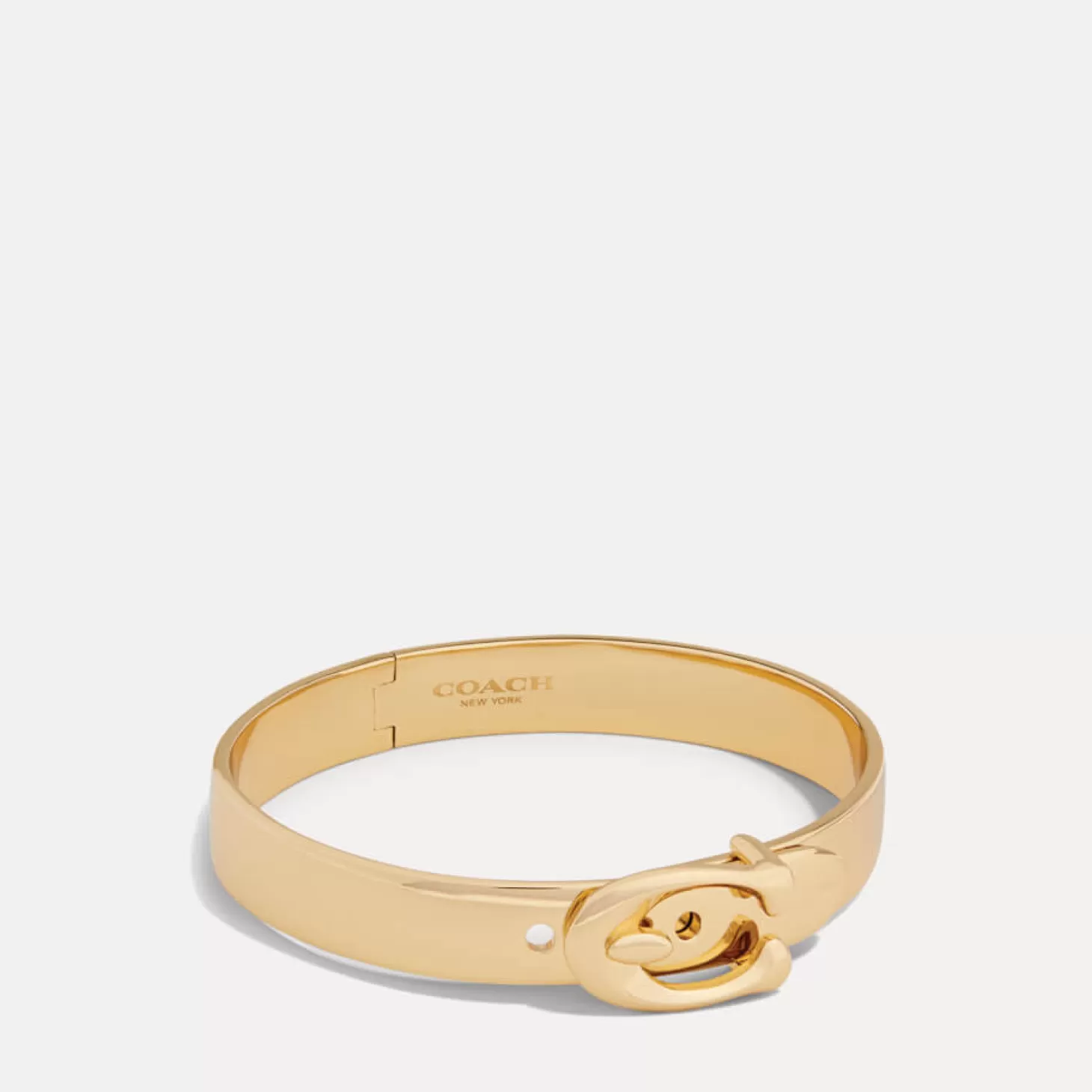 C Buckle Gold-Tone Bracelet*Coach Flash Sale