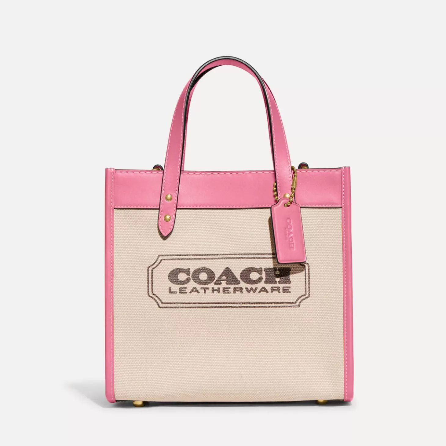 Field 22 Canvas And Faux Leather Tote Bag*Coach Cheap