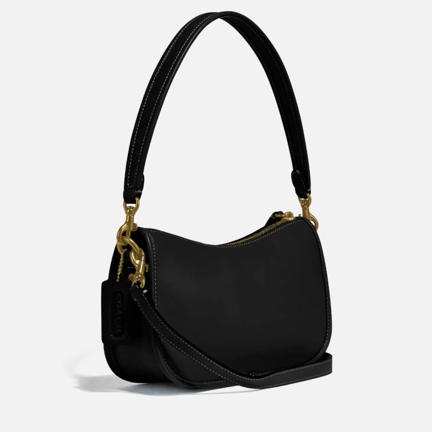 Women's The Originals Glovetanned Leather Swinger Bag - Black*Coach Cheap