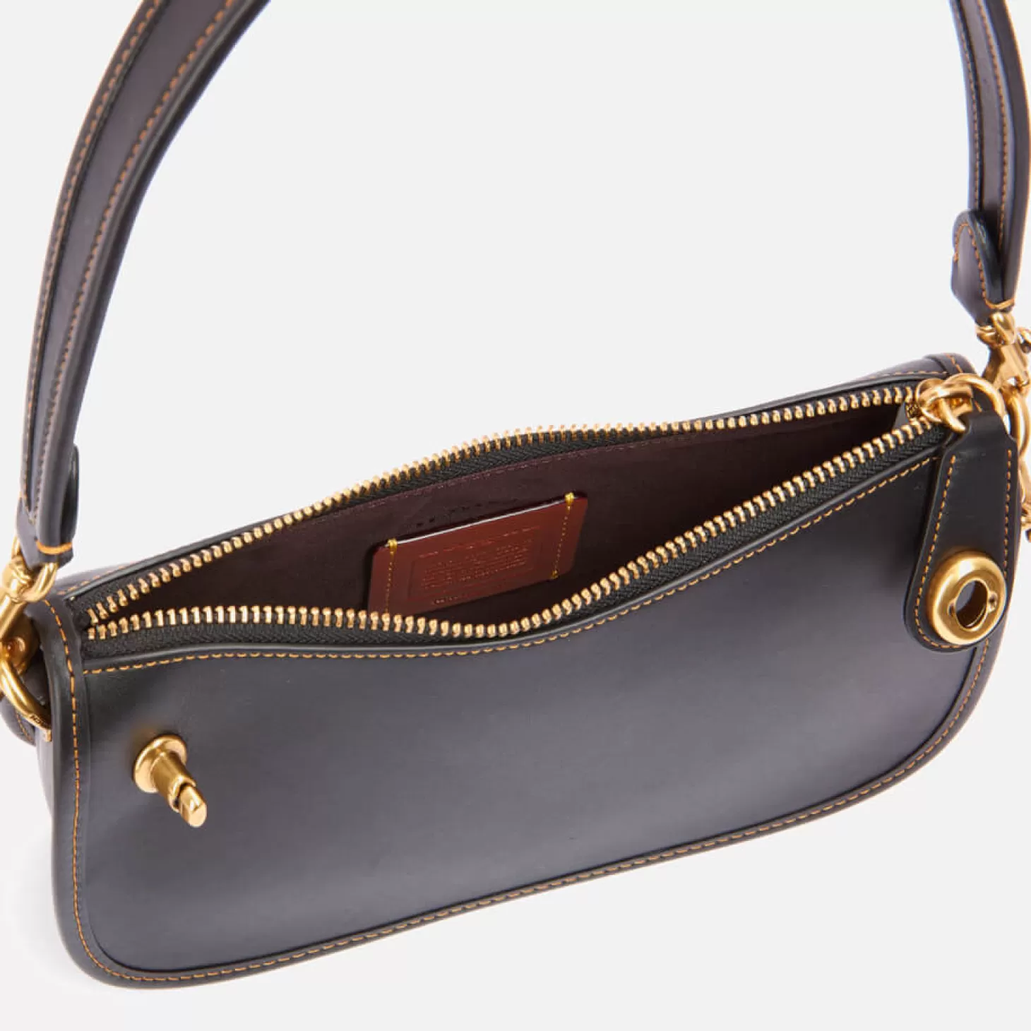 Women's The Originals Glovetanned Leather Swinger Bag - Black*Coach Cheap