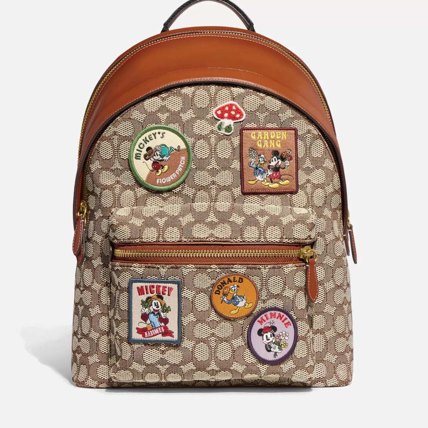 X Disney Forever Charter Designer Patched Jacquard Backpack*Coach Store