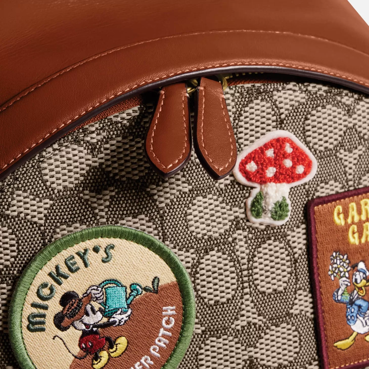 X Disney Forever Charter Designer Patched Jacquard Backpack*Coach Store
