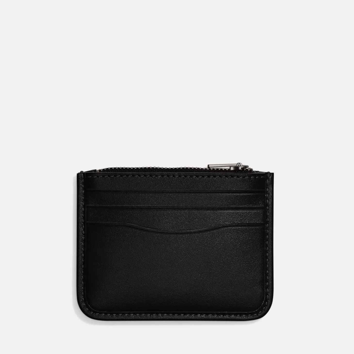 Zip Leather Card Case*Coach Best Sale