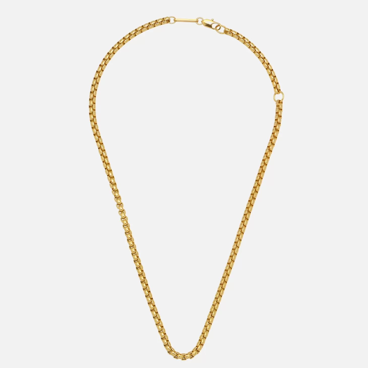 Women's Chunky Rounded Box Chain - Gold Plate/Gold Plated*Estella Bartlett Store