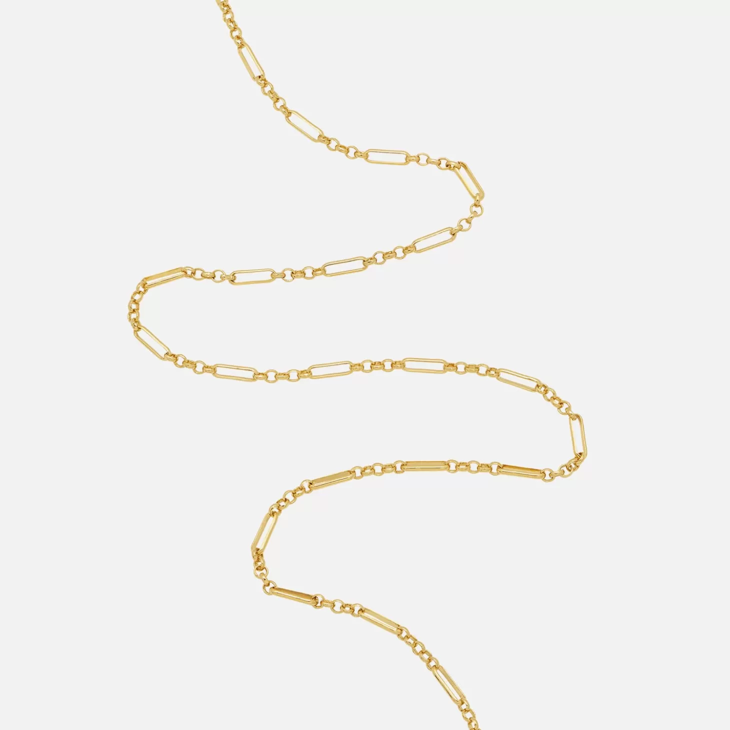 Women's Oval & Trace Chain Large - Gold Plate/Gold Plated*Estella Bartlett Hot