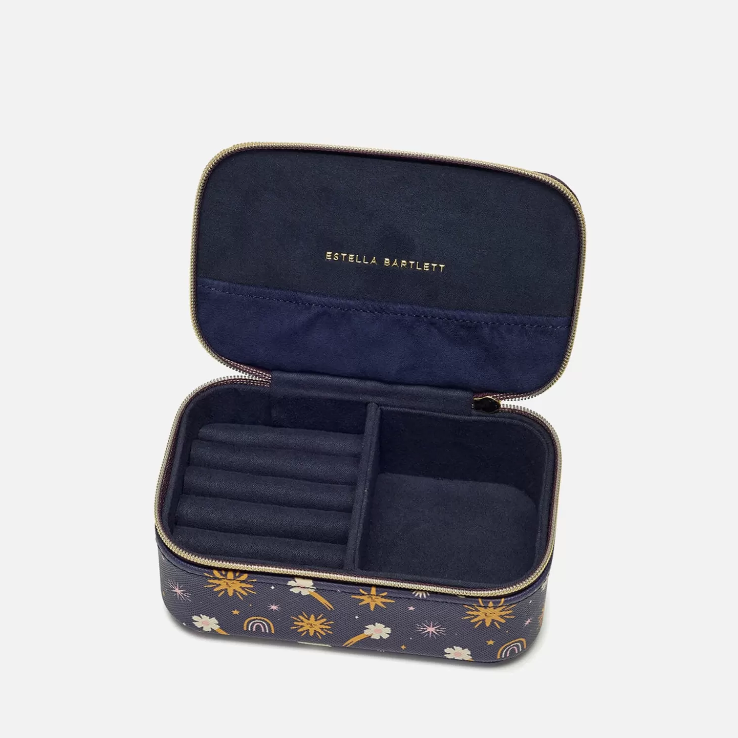 X Charly Clements Mini Printed Faux Leather Jewellery Box*Estella Bartlett Cheap