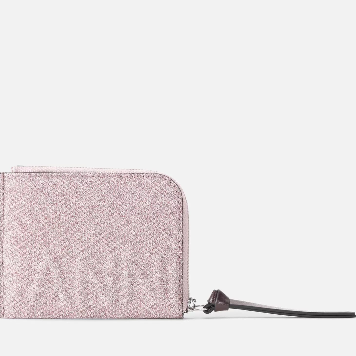 Banner Logo Lurex Cardholder*Ganni Best