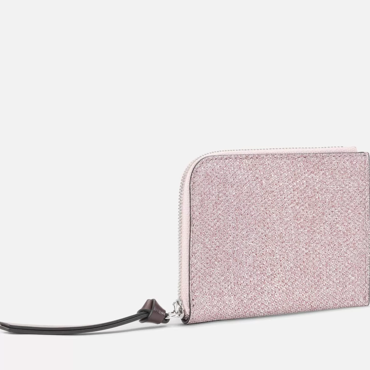 Banner Logo Lurex Cardholder*Ganni Best