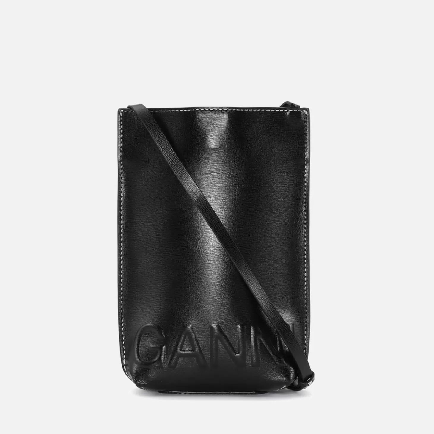Women's Banner Small Cross Body Bag - Black*Ganni Flash Sale