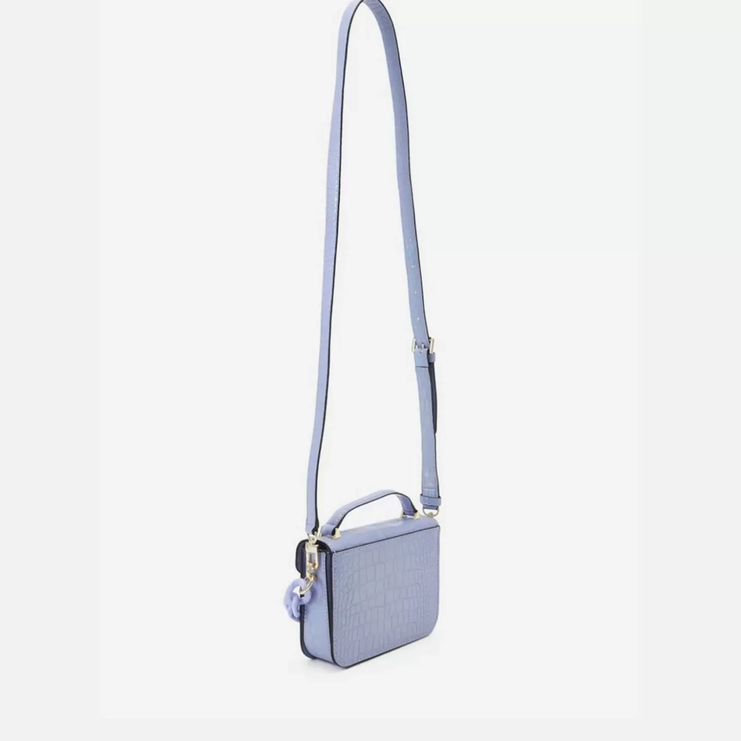 Corina Faux Leather Mini Top Handle Flap Bag*Guess Cheap