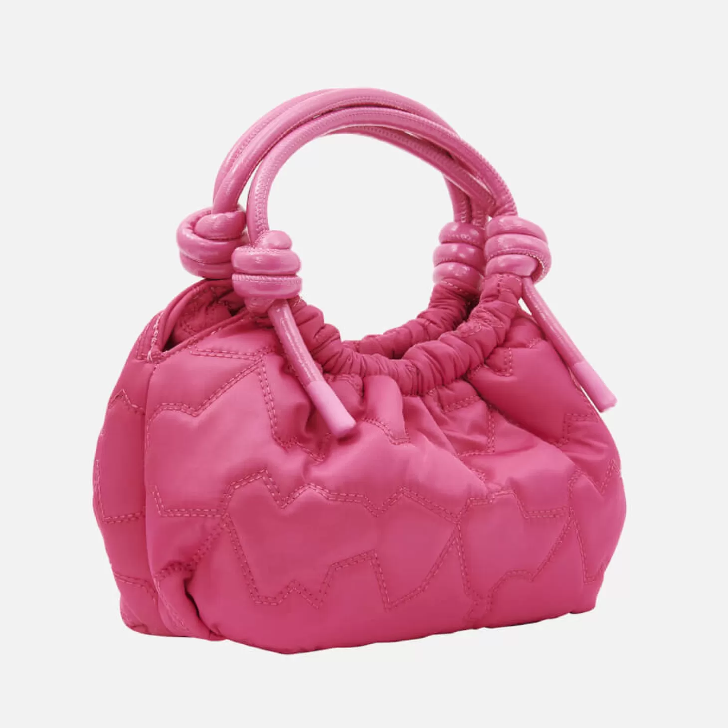 Jolly Faux Leather-Trimmed Quilted Recycled Twill Bag*HVISK Best