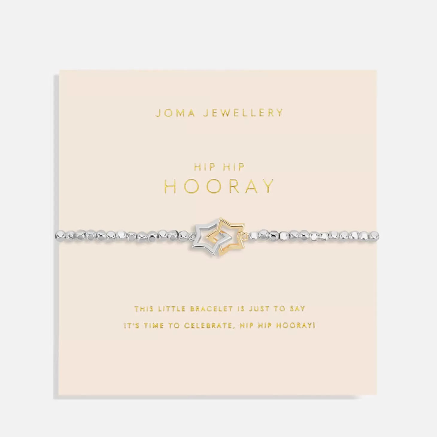 Forever Yours Hip Hip Hooray Silver-Tone Bracelet*Joma Jewellery Discount