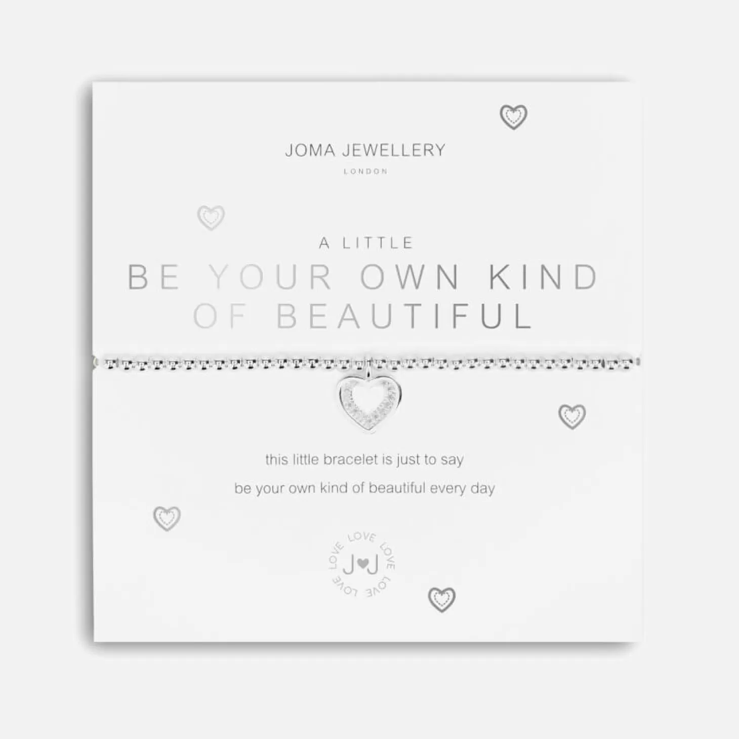 Women's A Little Be Your Own Kind Of Beautiful Silver Bracelet - Silver*Joma Jewellery Clearance