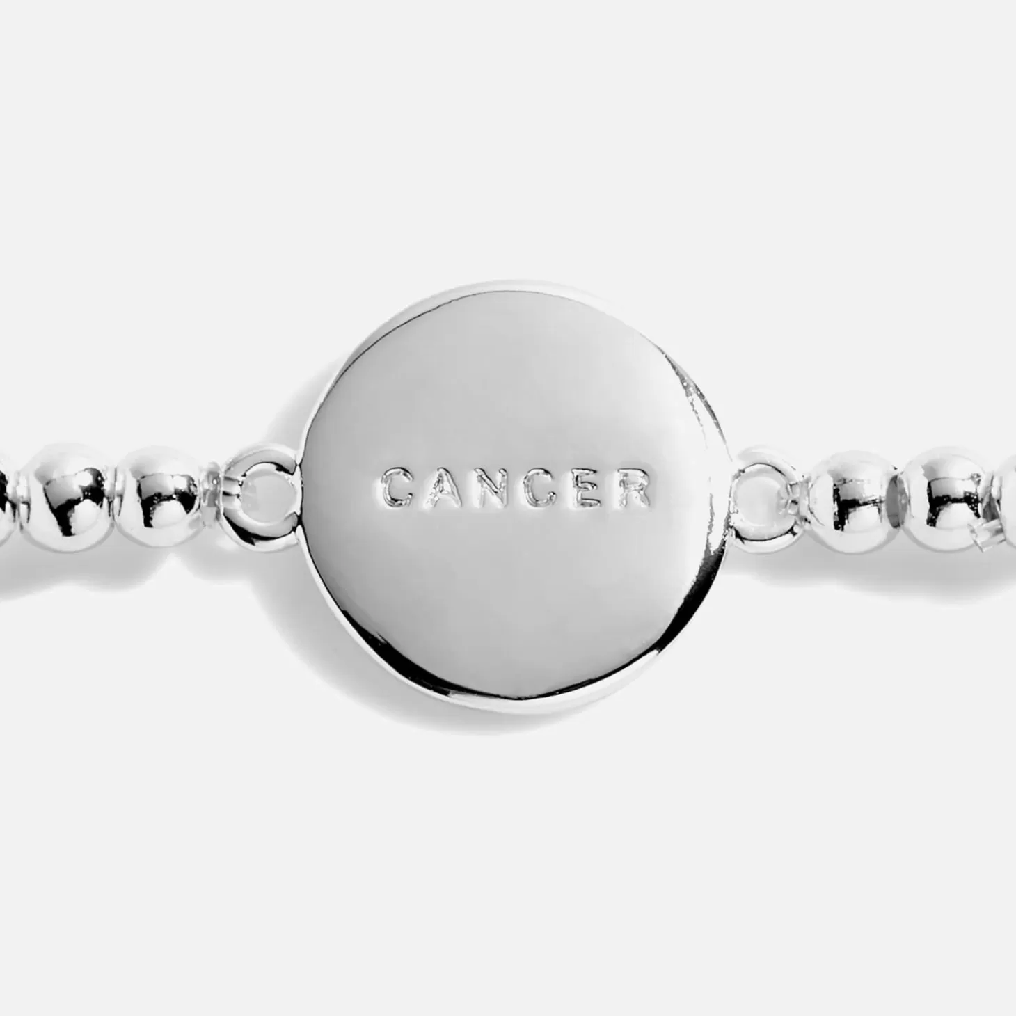 Women's A Little Cancer Silver Bracelet Stretch - Silver*Joma Jewellery New