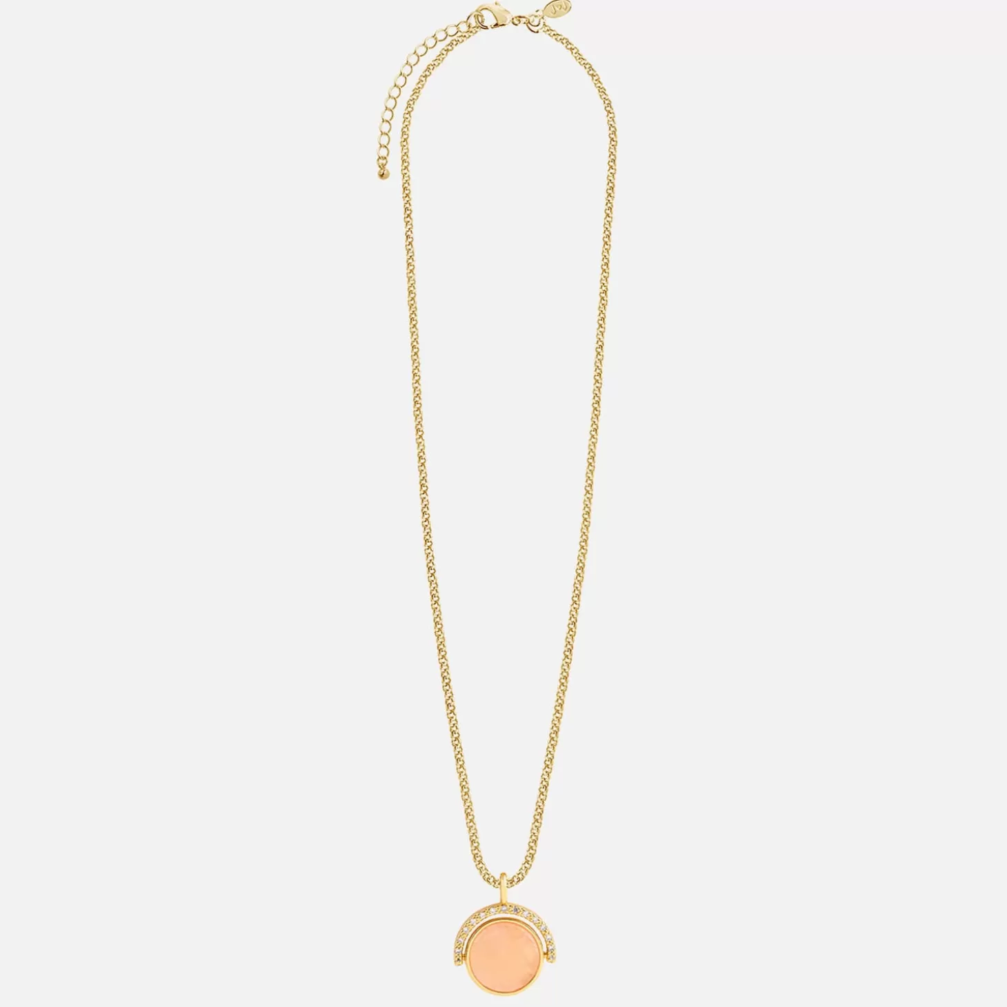 Women's Positivity Pendants Live Love Sparkle Necklace - Gold*Joma Jewellery New