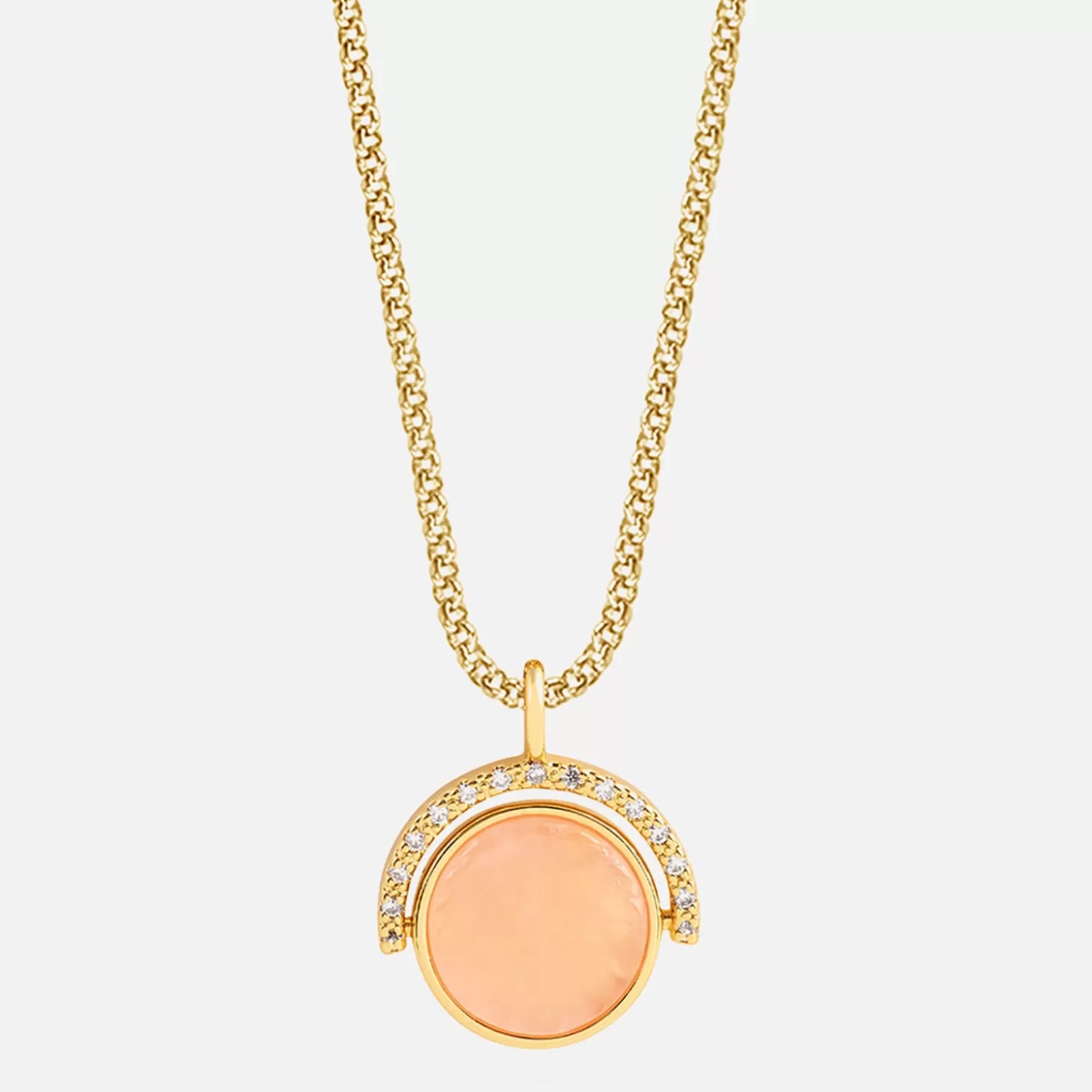 Women's Positivity Pendants Live Love Sparkle Necklace - Gold*Joma Jewellery New