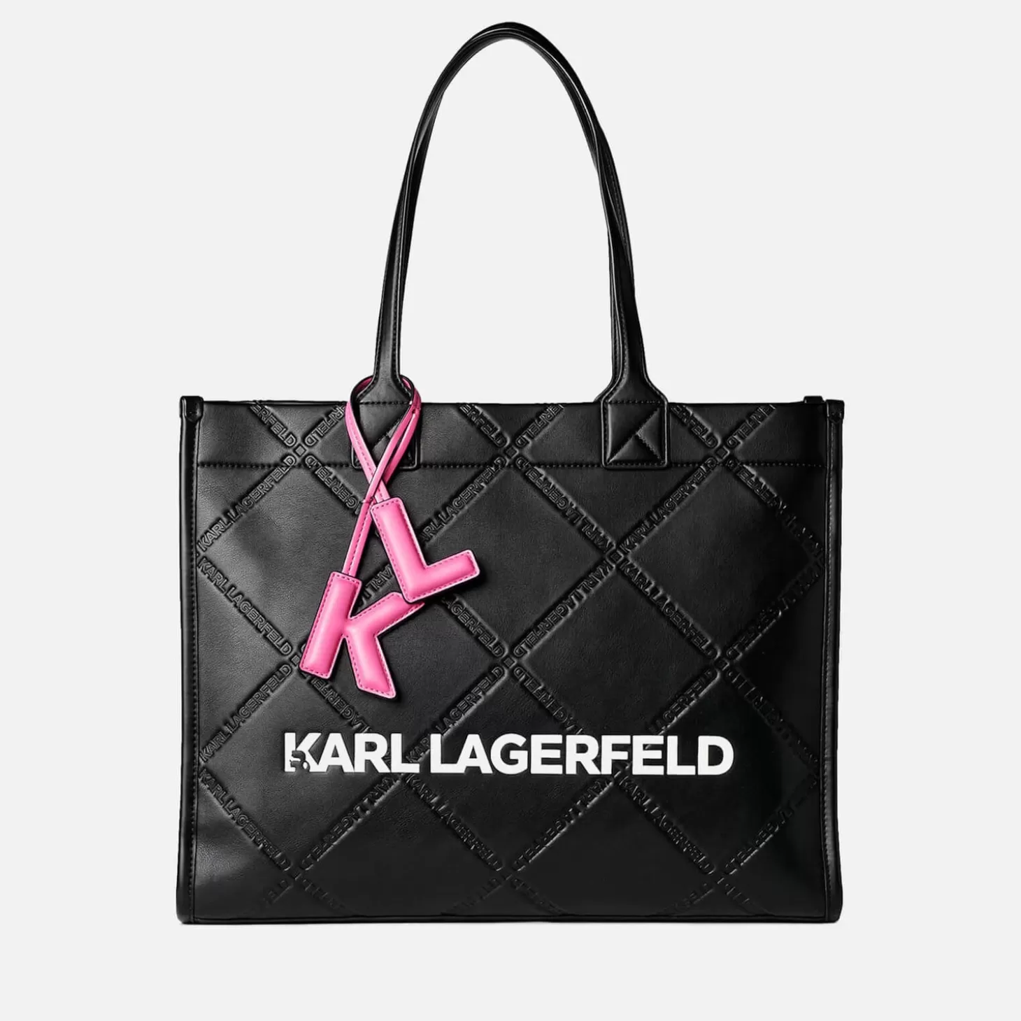 Shooting Stars K/Skuare Faux Leather Tote Bag*Karl Lagerfeld Hot