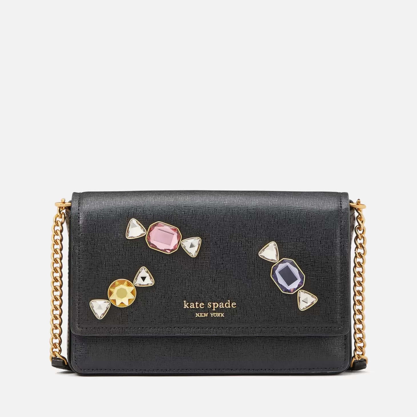 Bonbon Stone Embellished Saffiano Leather Wallet*Kate Spade New York Flash Sale