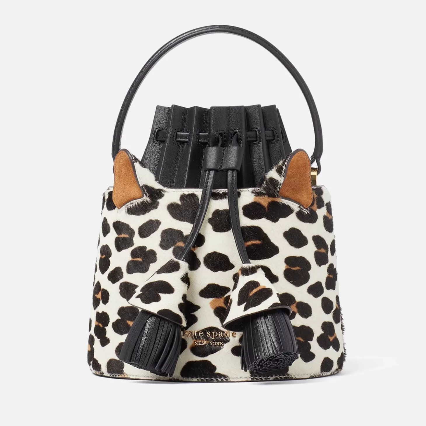 Buttercup Small Leopard Haircalf Bucket Bag*Kate Spade New York Flash Sale