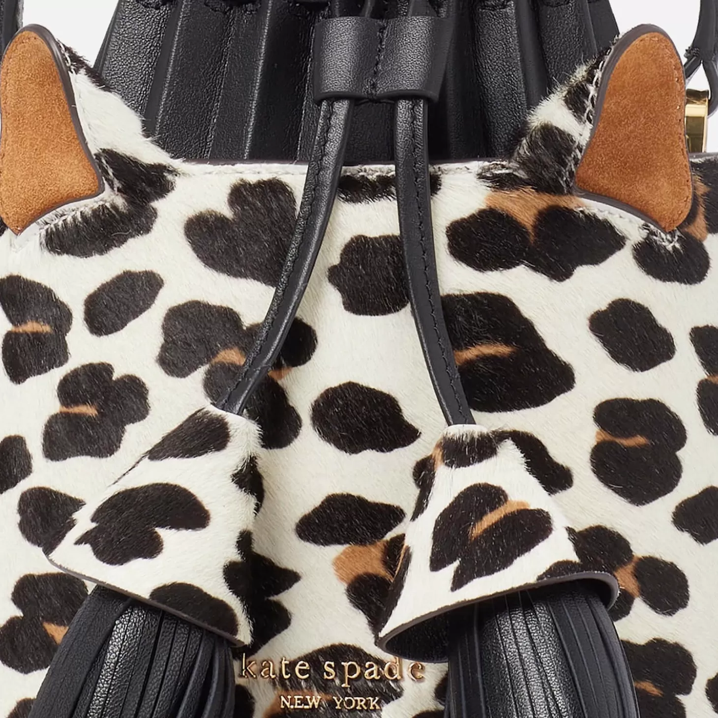 Buttercup Small Leopard Haircalf Bucket Bag*Kate Spade New York Flash Sale