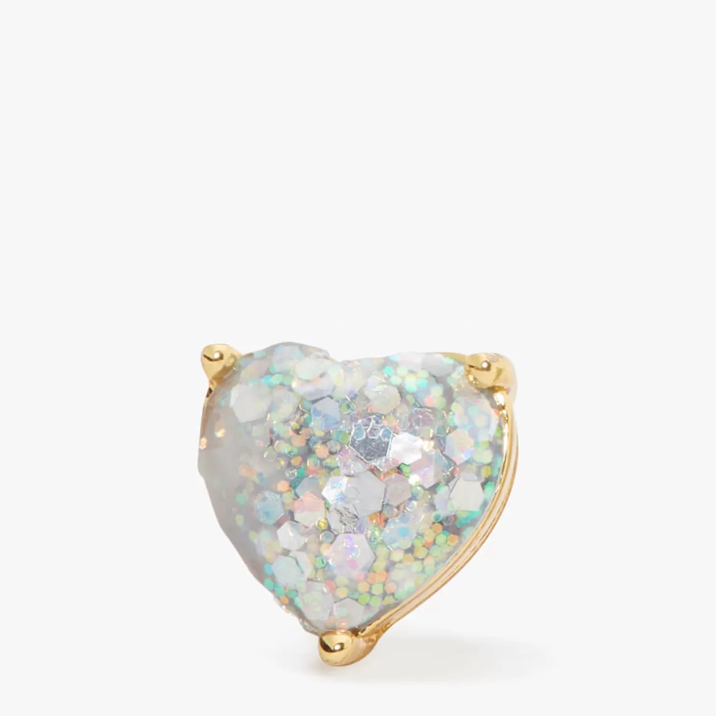 Heart Gold-Plated And Glittered Resin Earrings*Kate Spade New York Discount