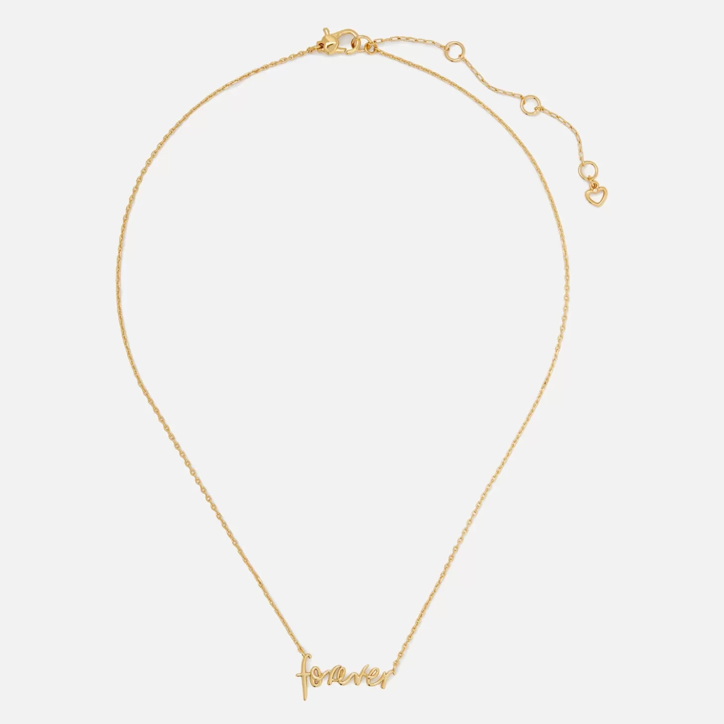 Say Yes Forever Gold-Tone Necklace*Kate Spade New York Flash Sale