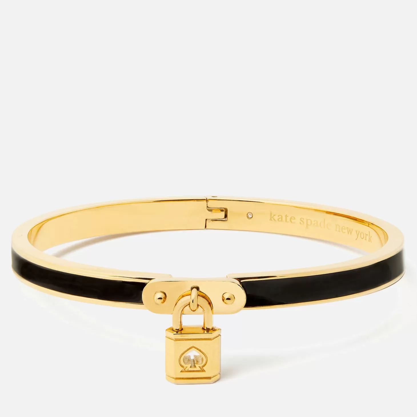 Women's Lock And Spade Charm Bangle -*Kate Spade New York Outlet