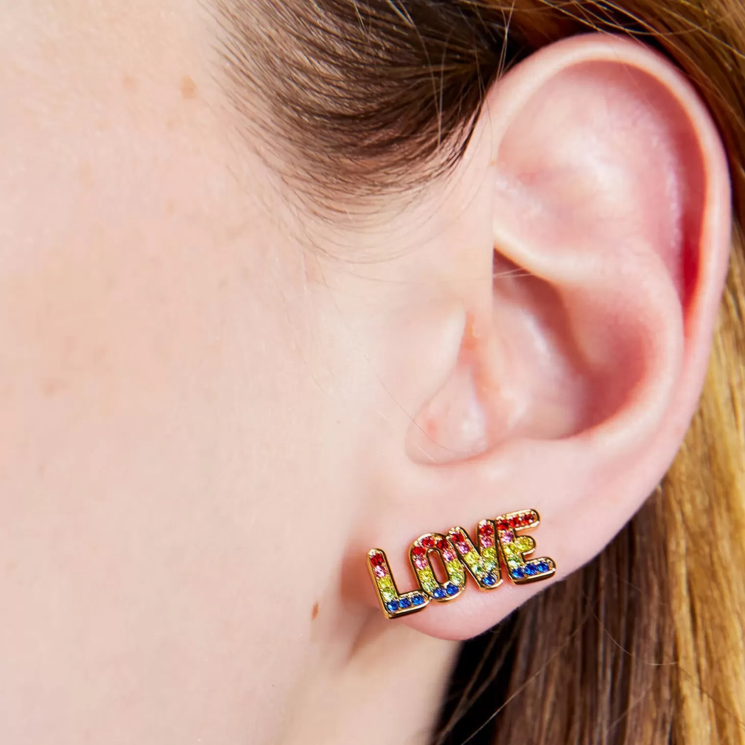 Women's Rainbow Love Mismatched Studs - Multi*Kate Spade New York Flash Sale