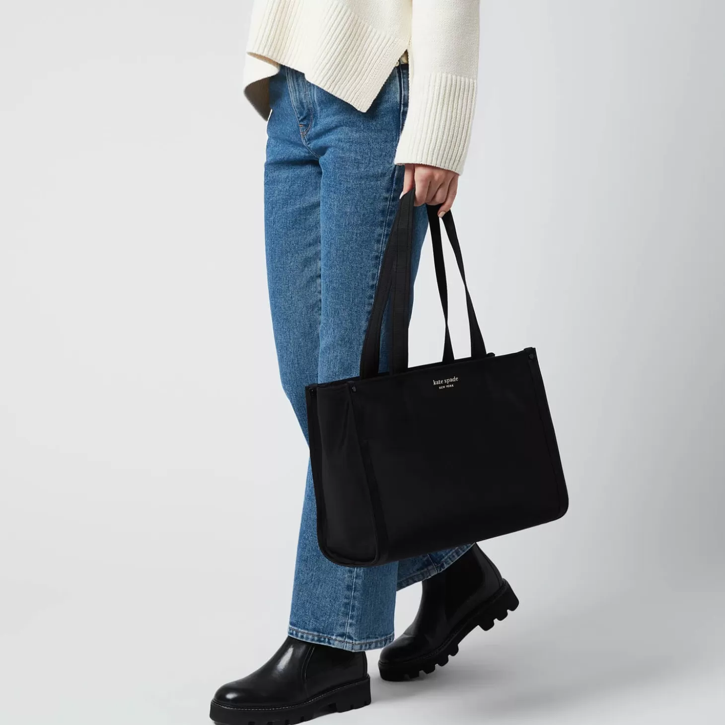 Women's Sam Nylon Tote Bag - Black*Kate Spade New York New