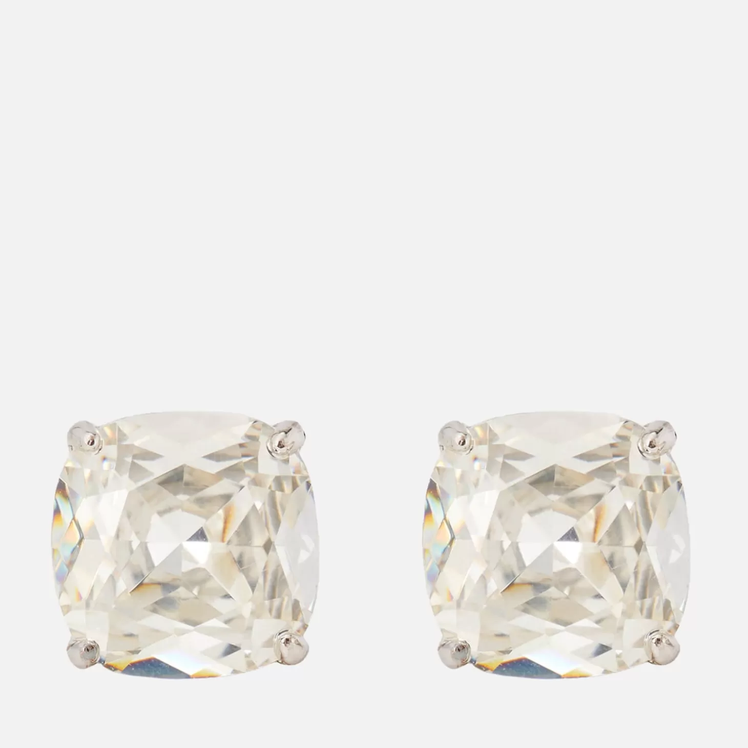 Women's Small Square Studs - Clear*Kate Spade New York Store
