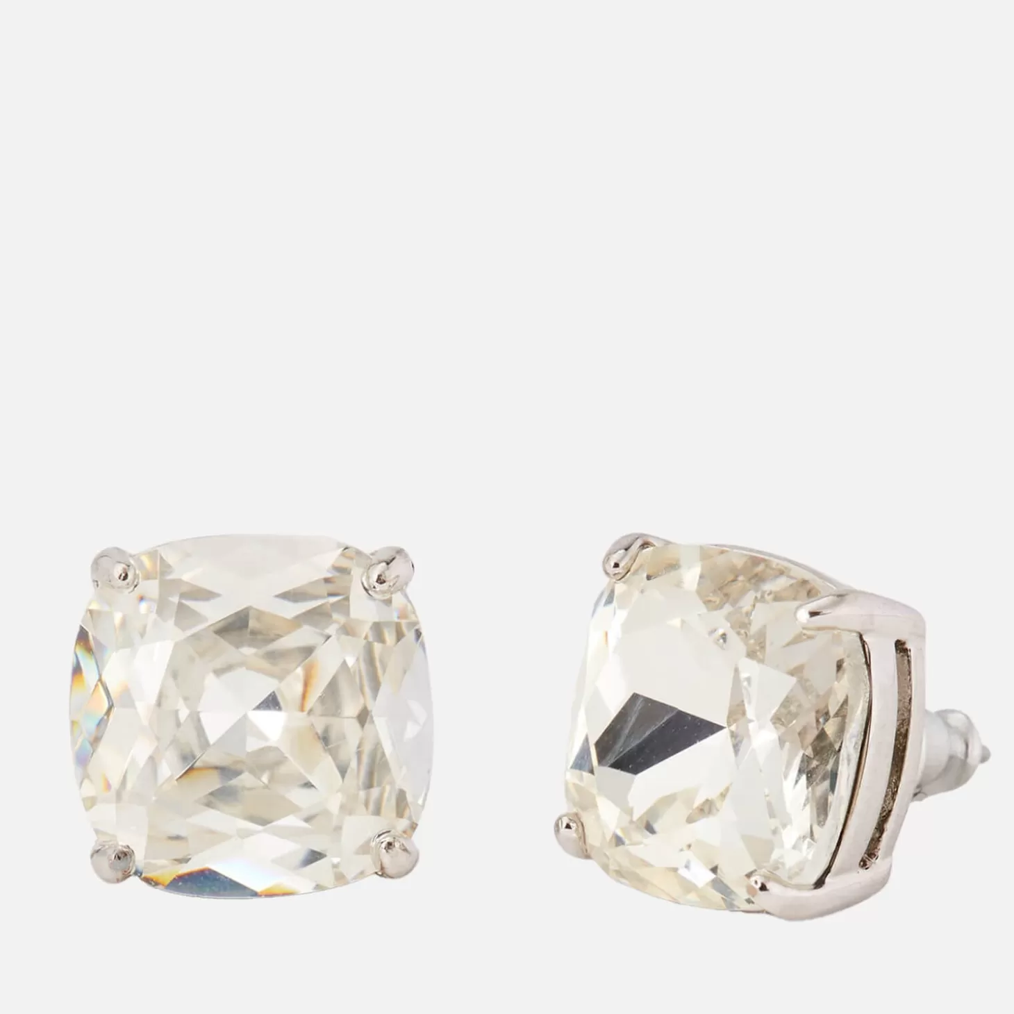 Women's Small Square Studs - Clear*Kate Spade New York Store