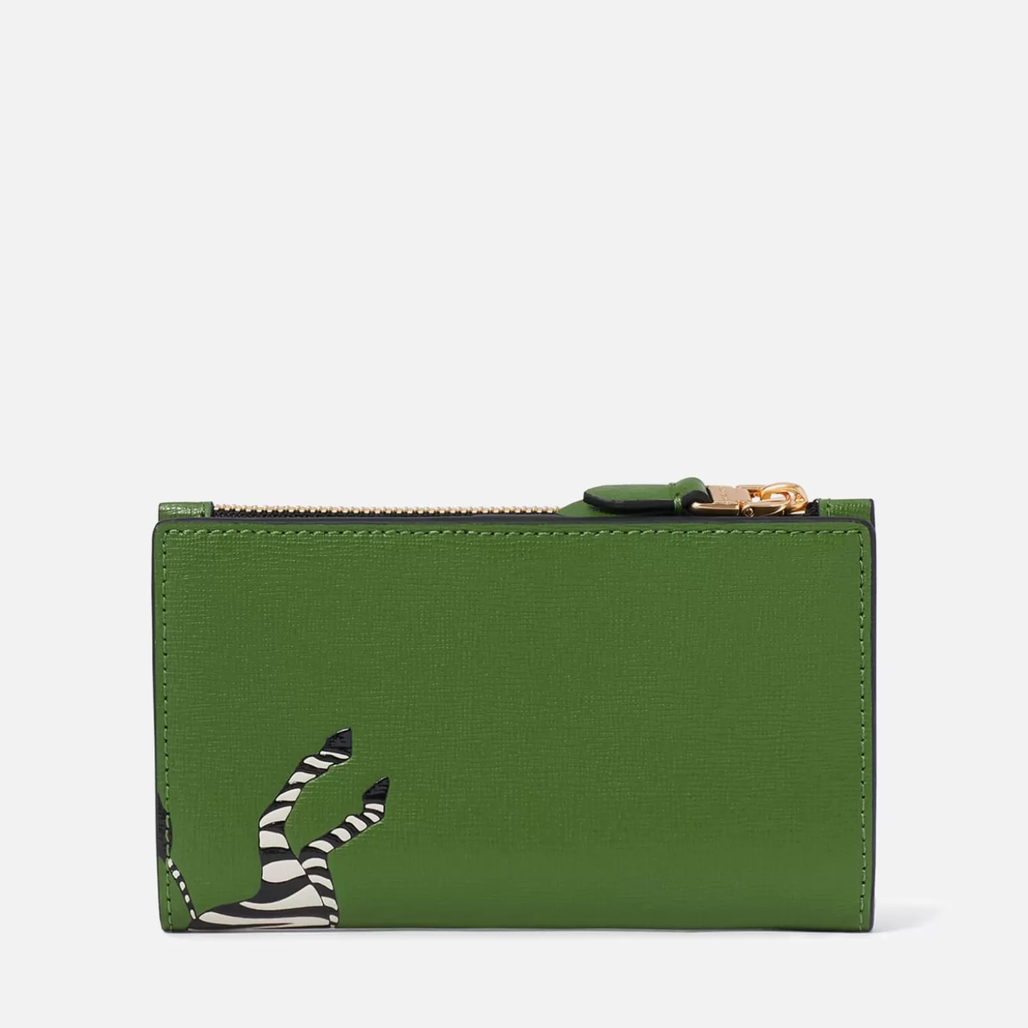 Zebra Print Saffiano Leather Bifold Wallet*Kate Spade New York Fashion