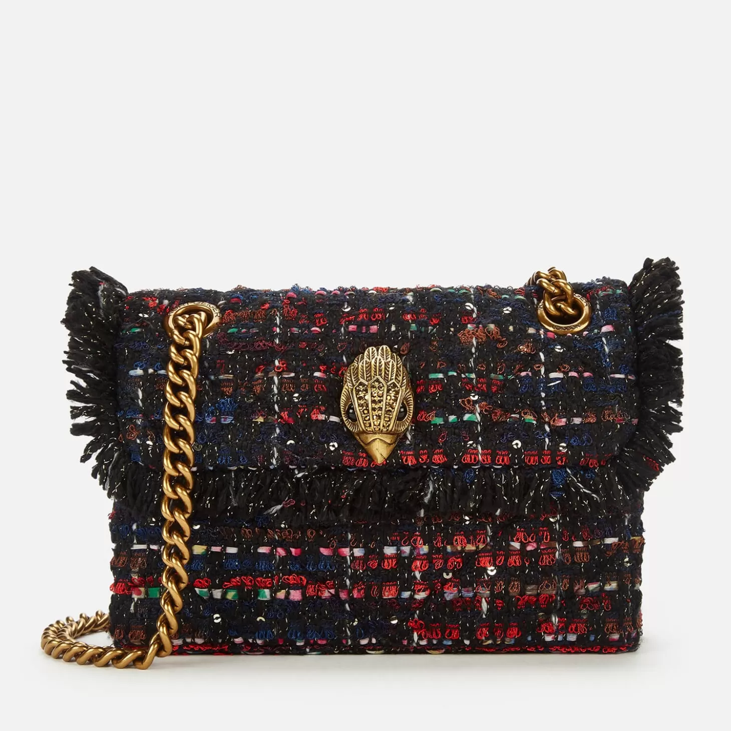 Women's Tweed Mini Kensington X Bag - Red Comb*Kurt Geiger London Best Sale