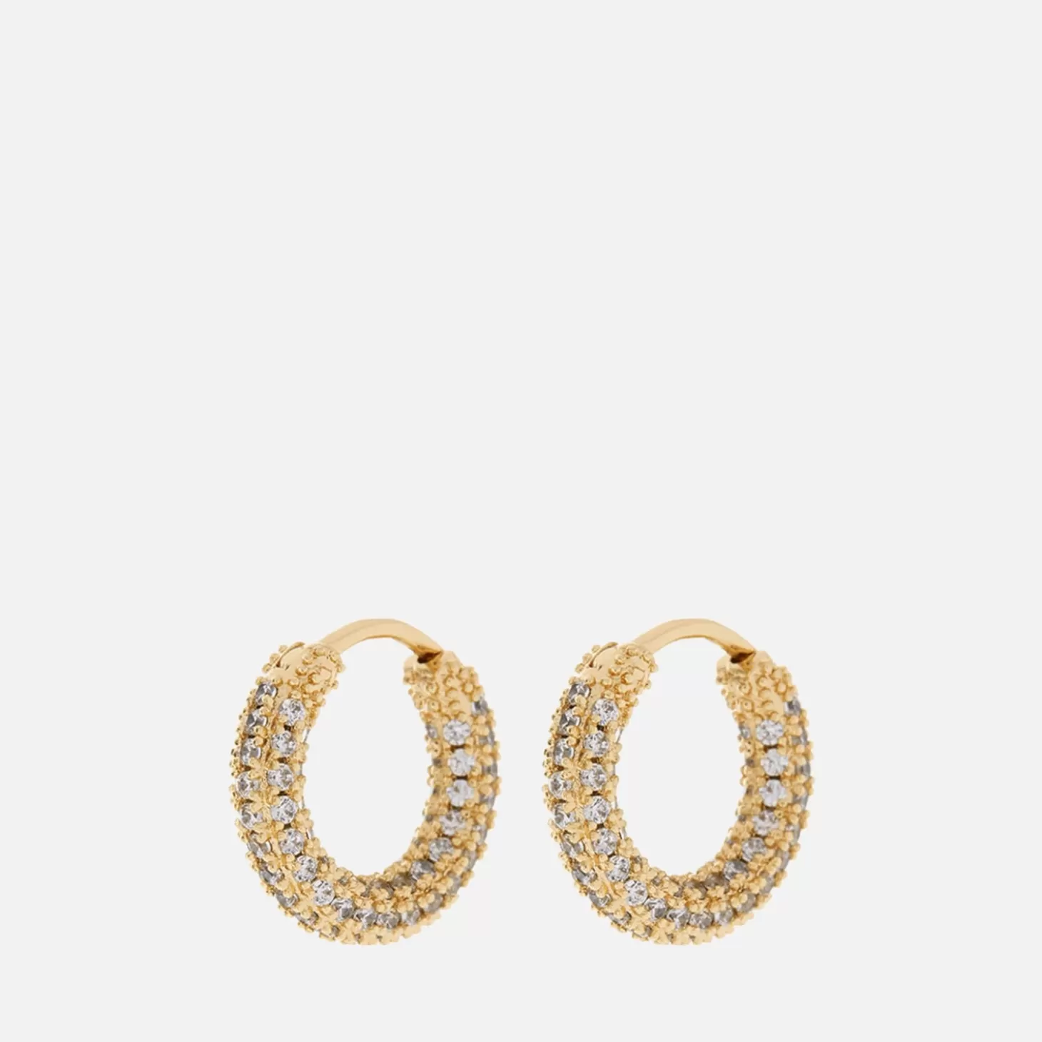 Pave Amalfi Plated Brass Crystal Earrings*Luv AJ Hot