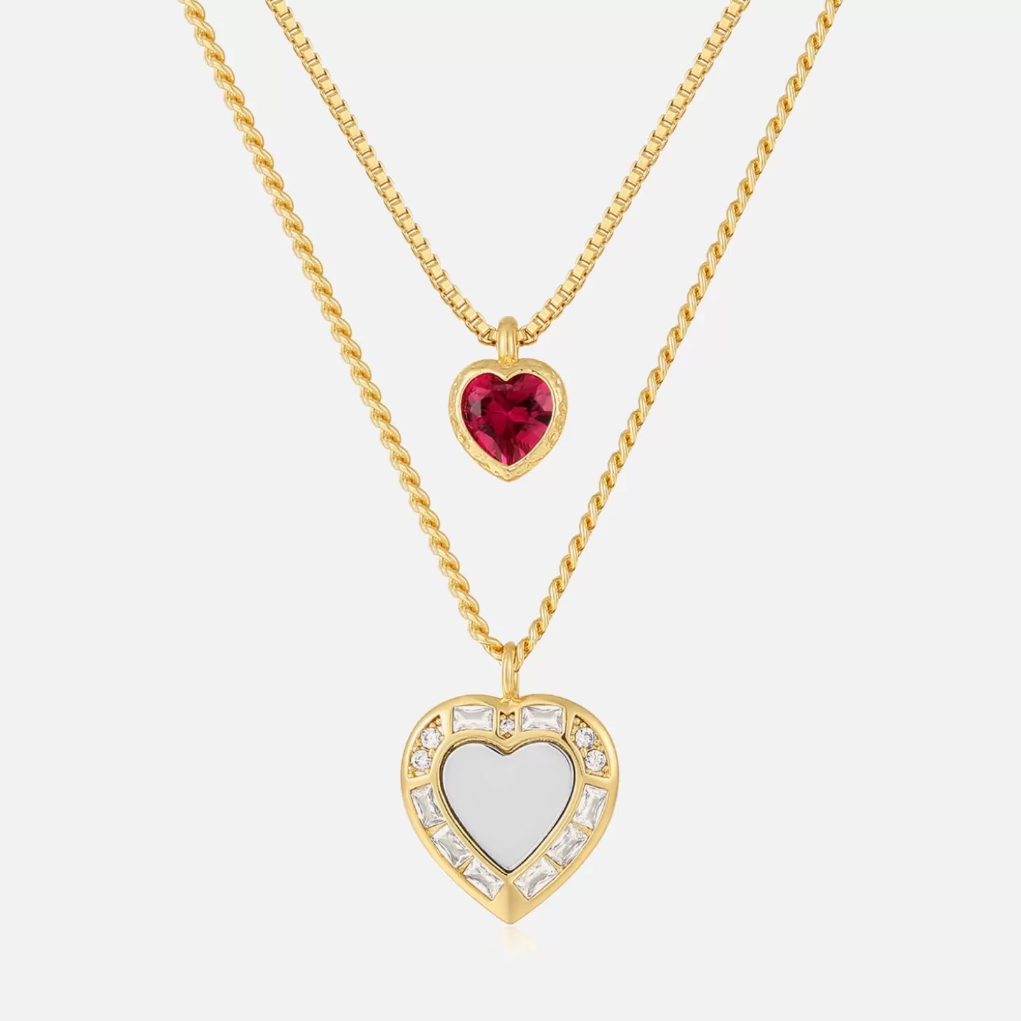 X For Love And Lemons Heart Gold-Plated Necklace*Luv AJ Hot