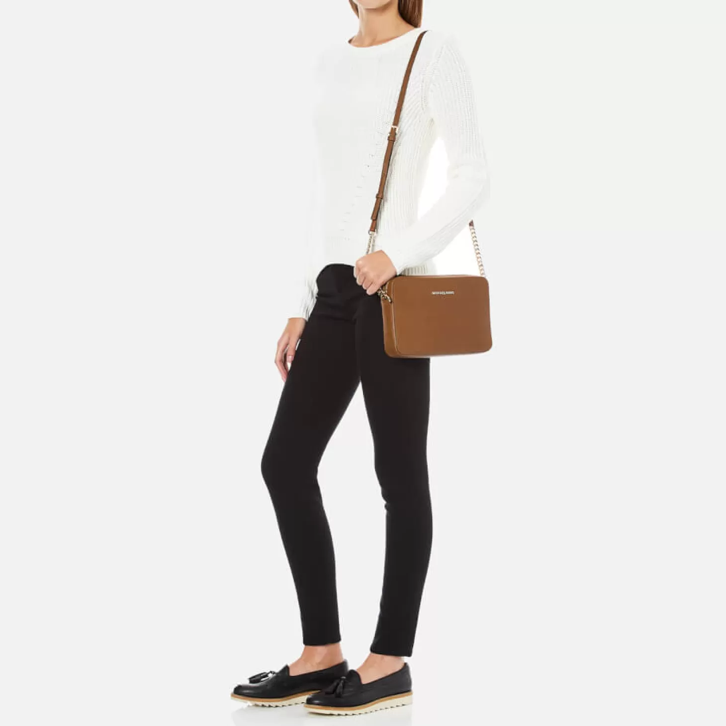Jet Set Large Ew Cross Body Bag - Luggage*MICHAEL Michael Kors Clearance