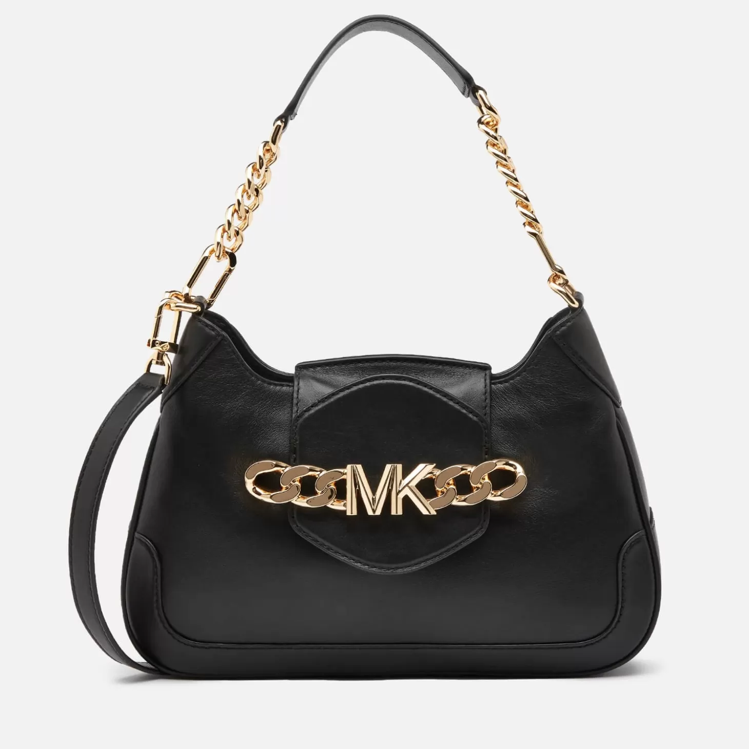 Women's Hally Medium Conv Shoulder Bag - Black*MICHAEL Michael Kors Outlet