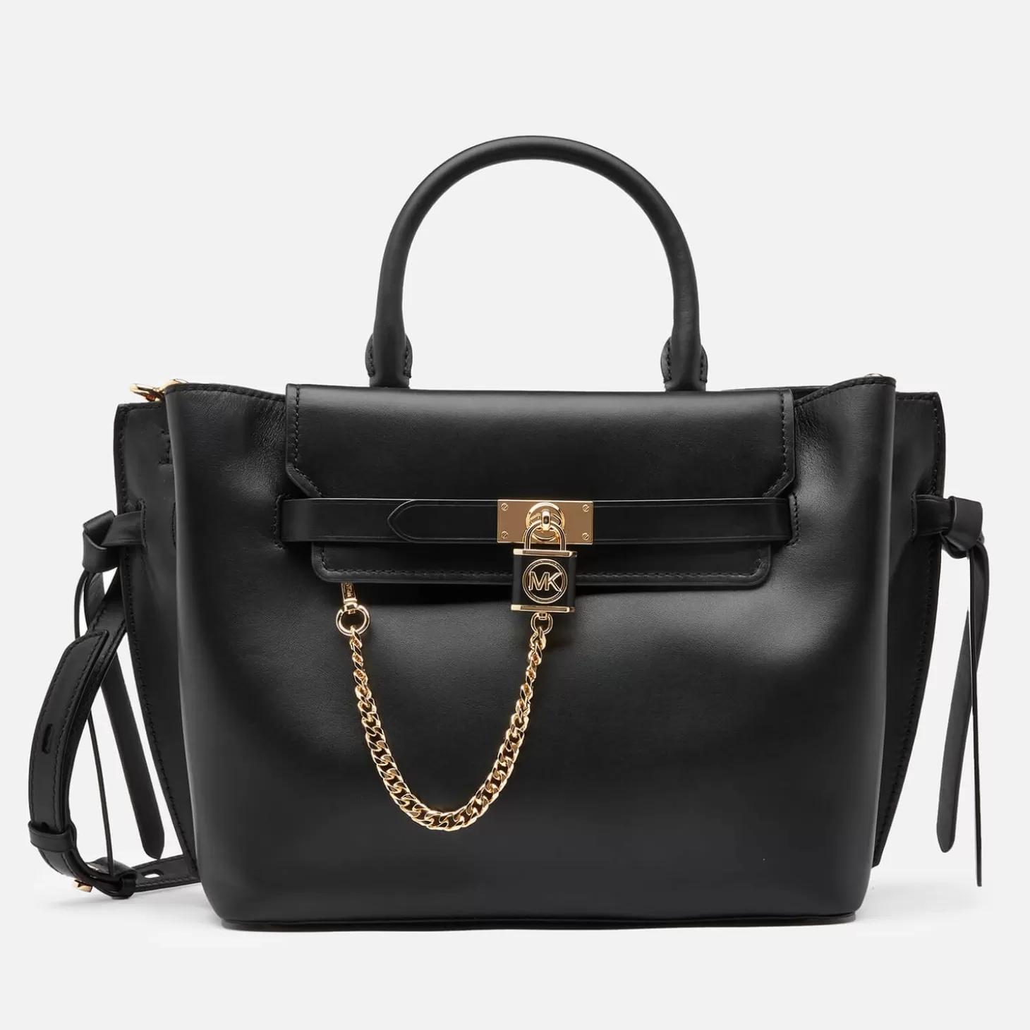 Women's Hamilton Legacy Large Belted Satchel - Black*MICHAEL Michael Kors Sale