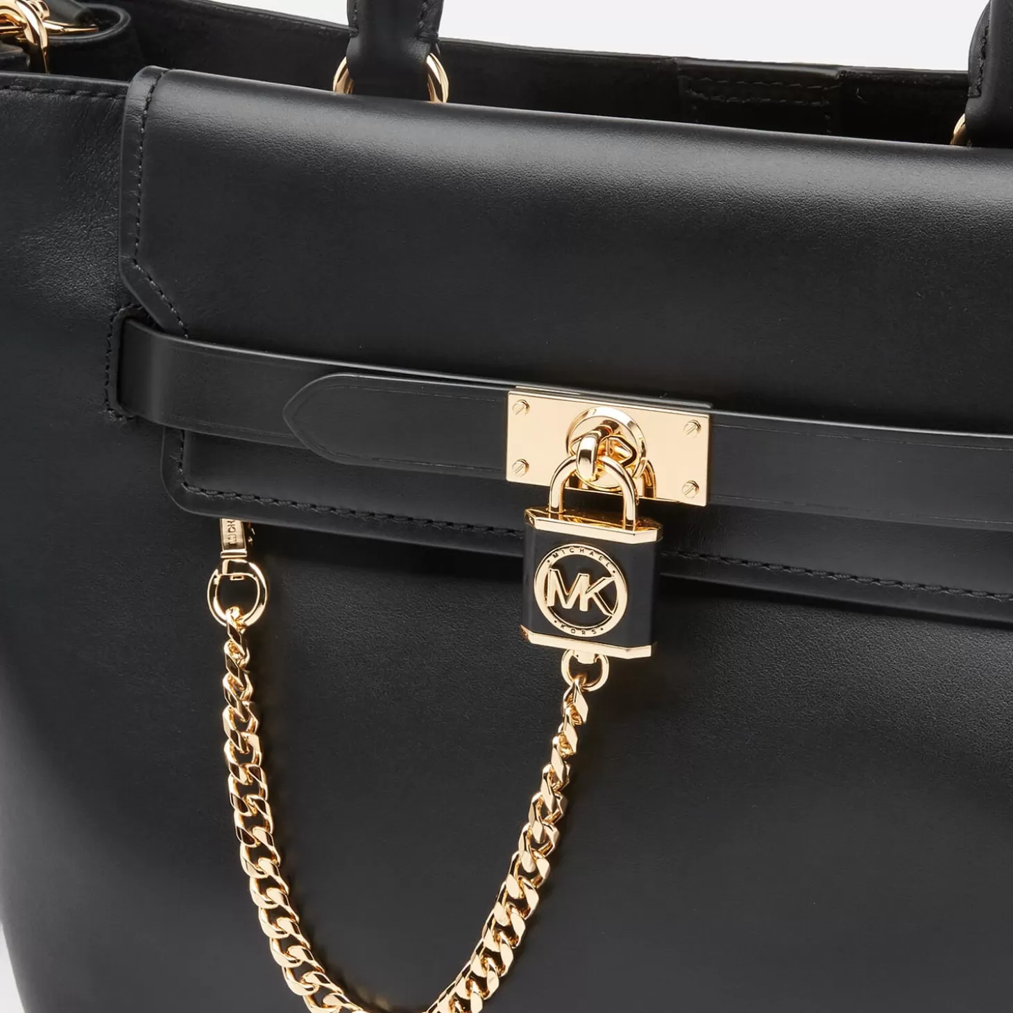Women's Hamilton Legacy Large Belted Satchel - Black*MICHAEL Michael Kors Sale