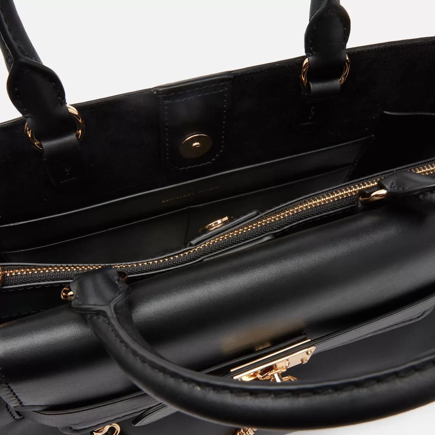 Women's Hamilton Legacy Large Belted Satchel - Black*MICHAEL Michael Kors Sale