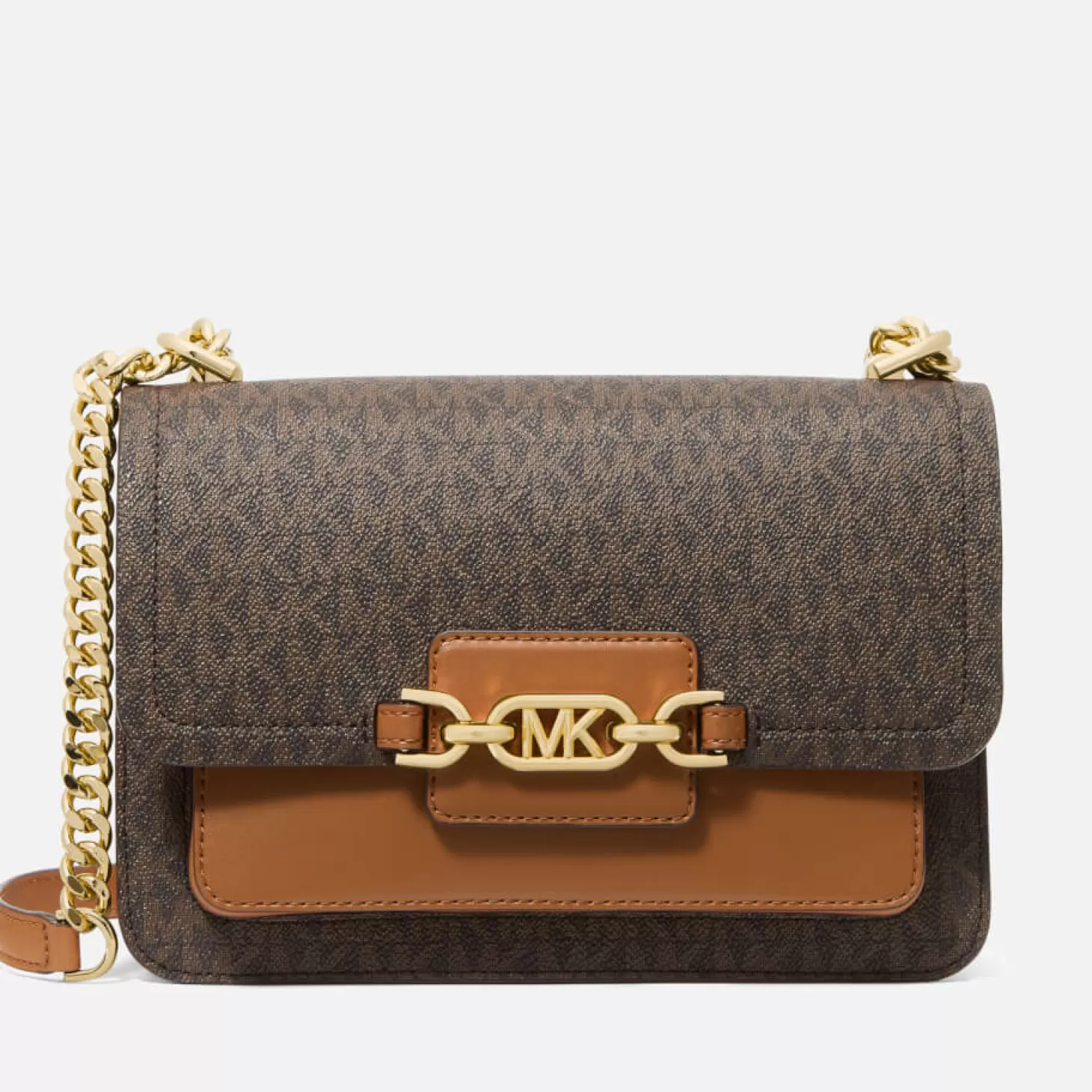 Women's Heather Large Shoulder Bag - Brown/Acorn*MICHAEL Michael Kors Cheap