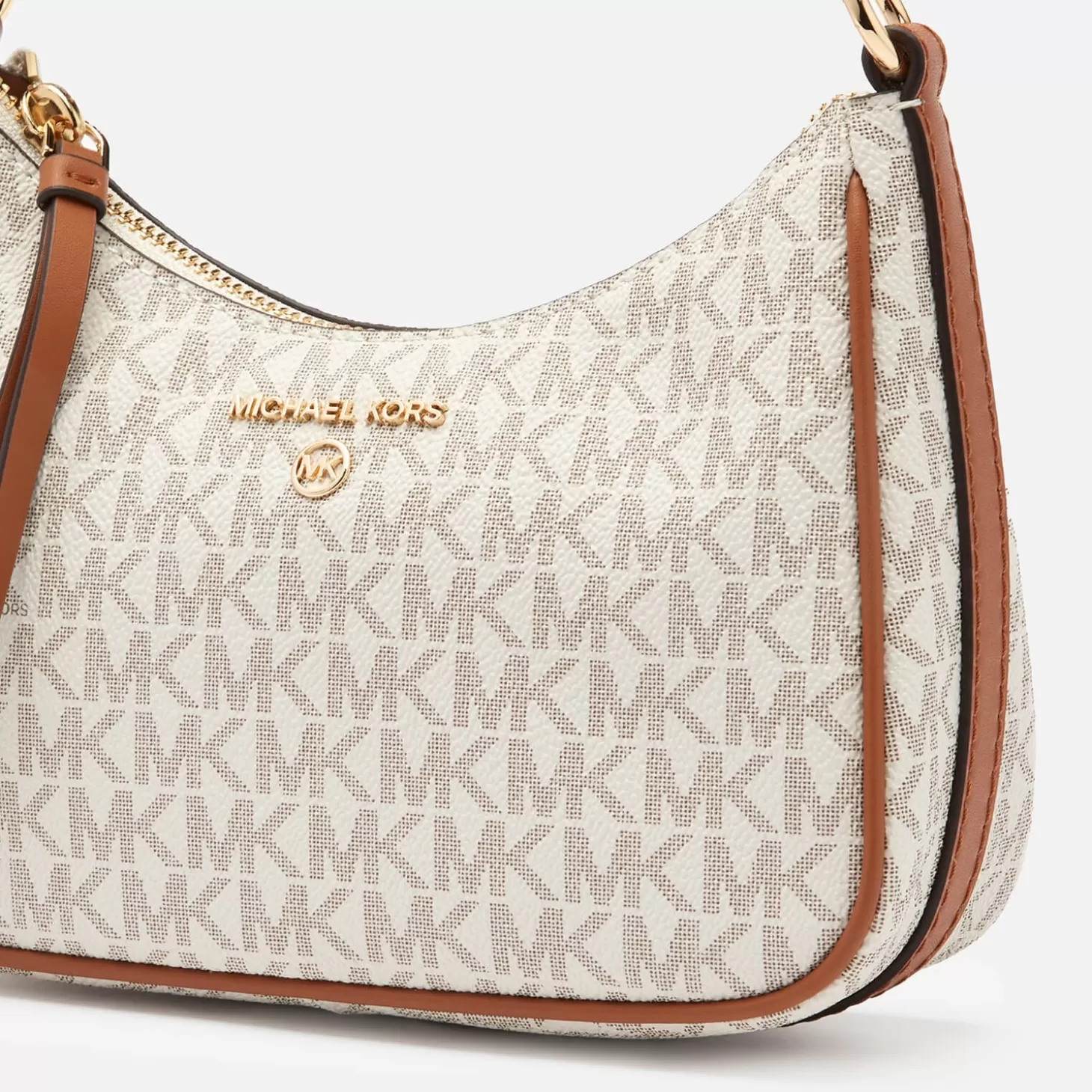 Women's Jet Set Charm Small Chain Pouchette - Vanilla/Acrn*MICHAEL Michael Kors Flash Sale