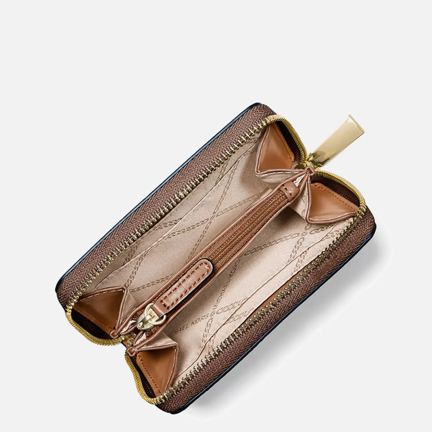 Women's Jet Set Charm Small Za Coin Card Case - Brn/Acorn*MICHAEL Michael Kors Sale