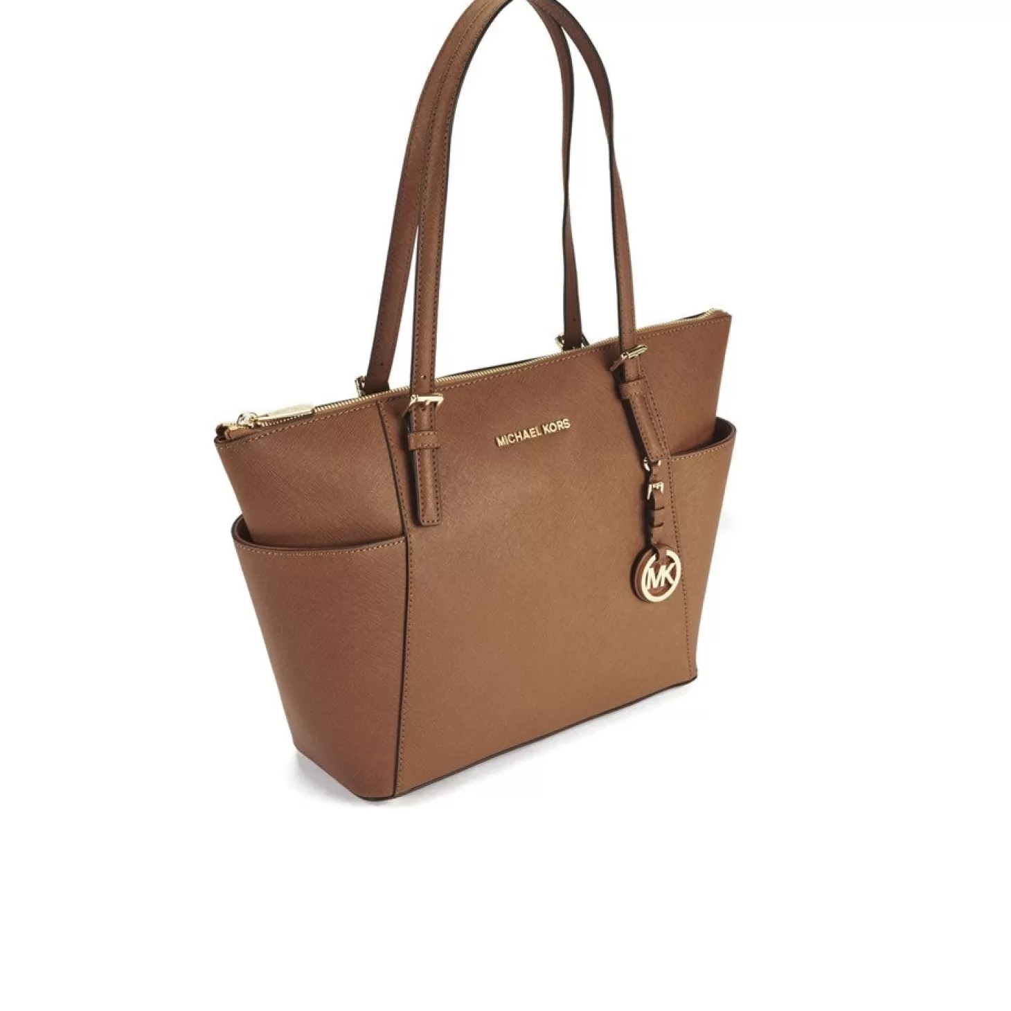Women's Jet Set Pocket Tote - Luggage*MICHAEL Michael Kors Flash Sale