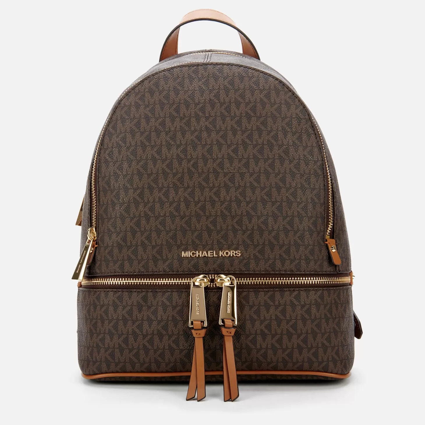 Women's Rhea Zip Medium Backpack - Brown*MICHAEL Michael Kors Flash Sale