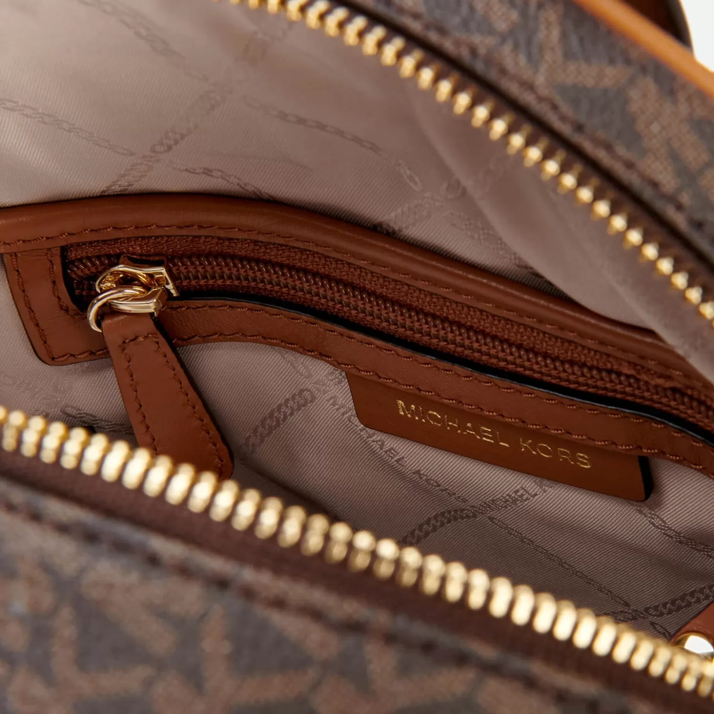 Women's Rhea Zip Medium Backpack - Brown*MICHAEL Michael Kors Flash Sale