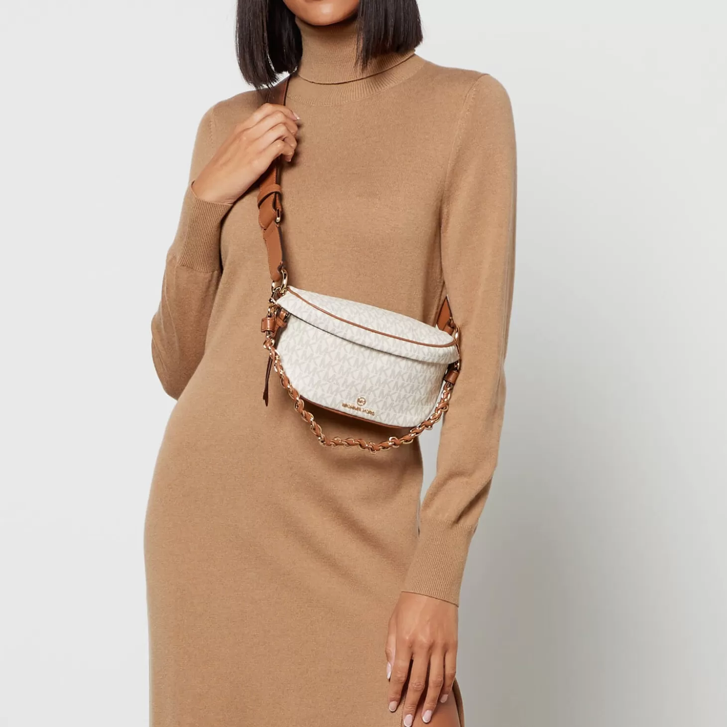 Women's Slater Xs Sling Bag - Vanilla/Acorn*MICHAEL Michael Kors Sale