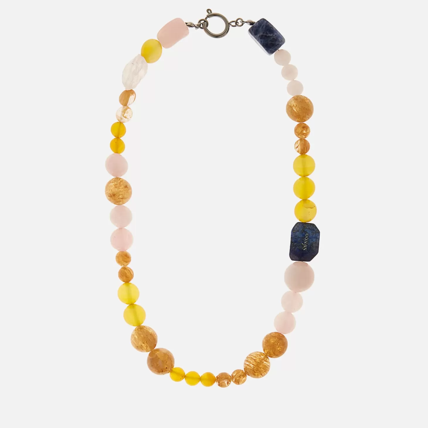 Happy Yellow Crystal Necklace*Nunoo Online